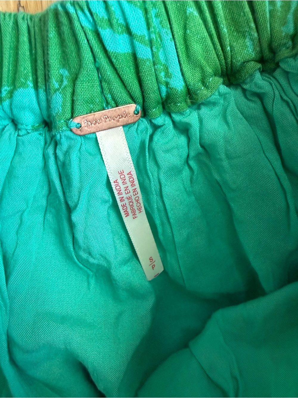 Free People Green Floral Two-Piece Skirt Set - Picture 7 of 11